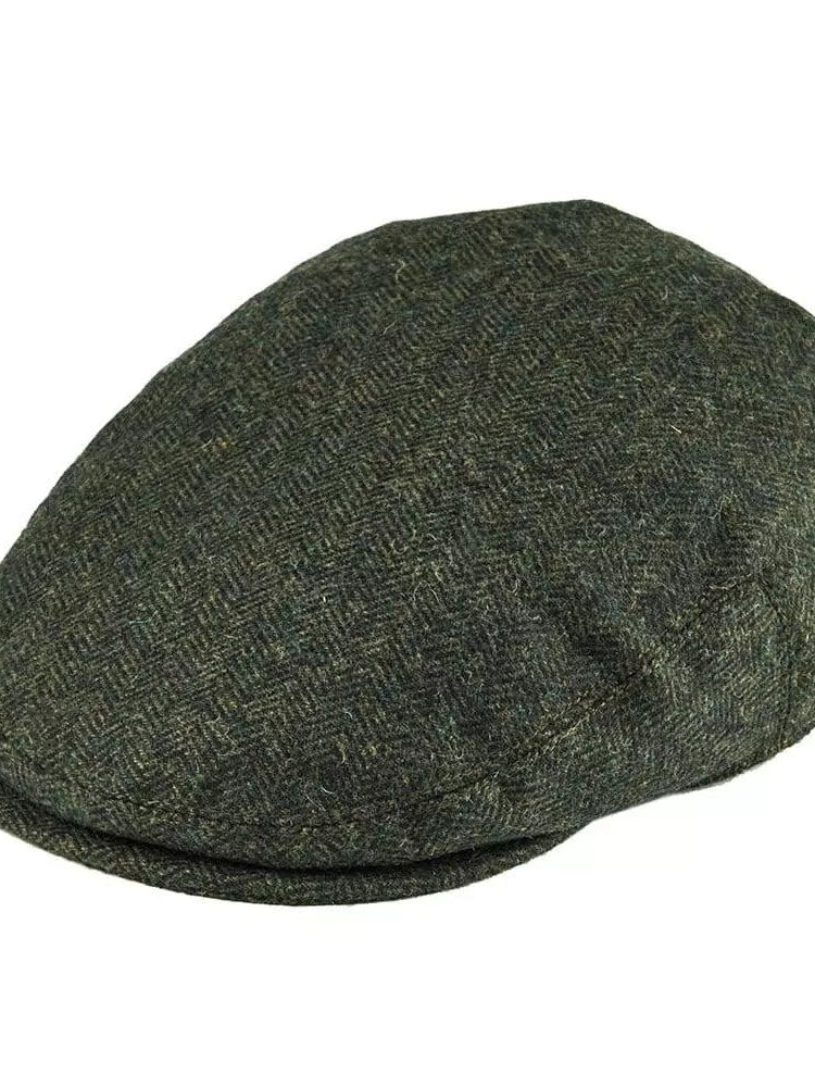 Wool Flat Cap for Men