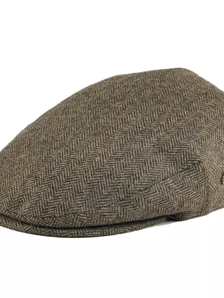 Wool Flat Cap for Men