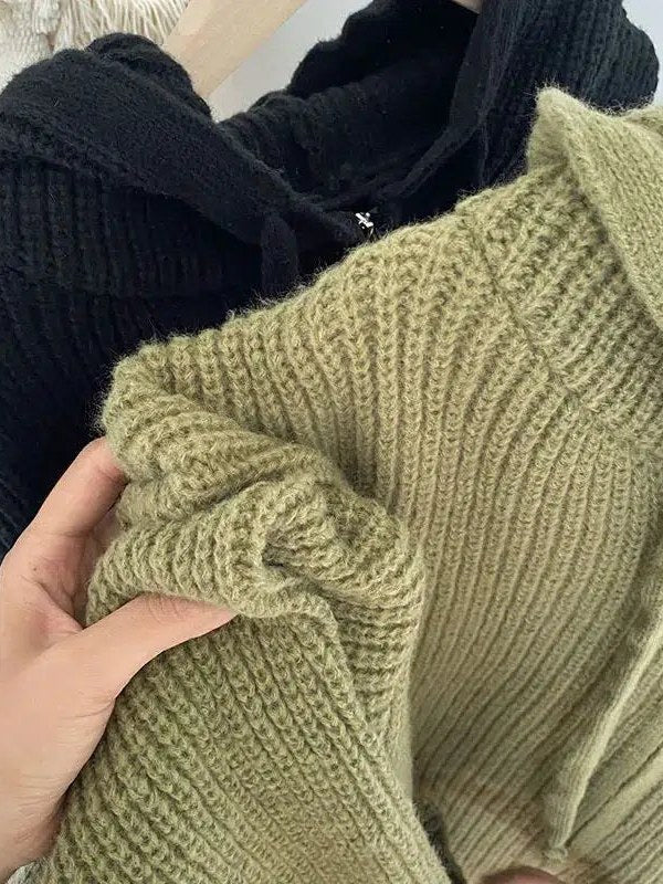 Zip Up Hooded Cardigan for Women